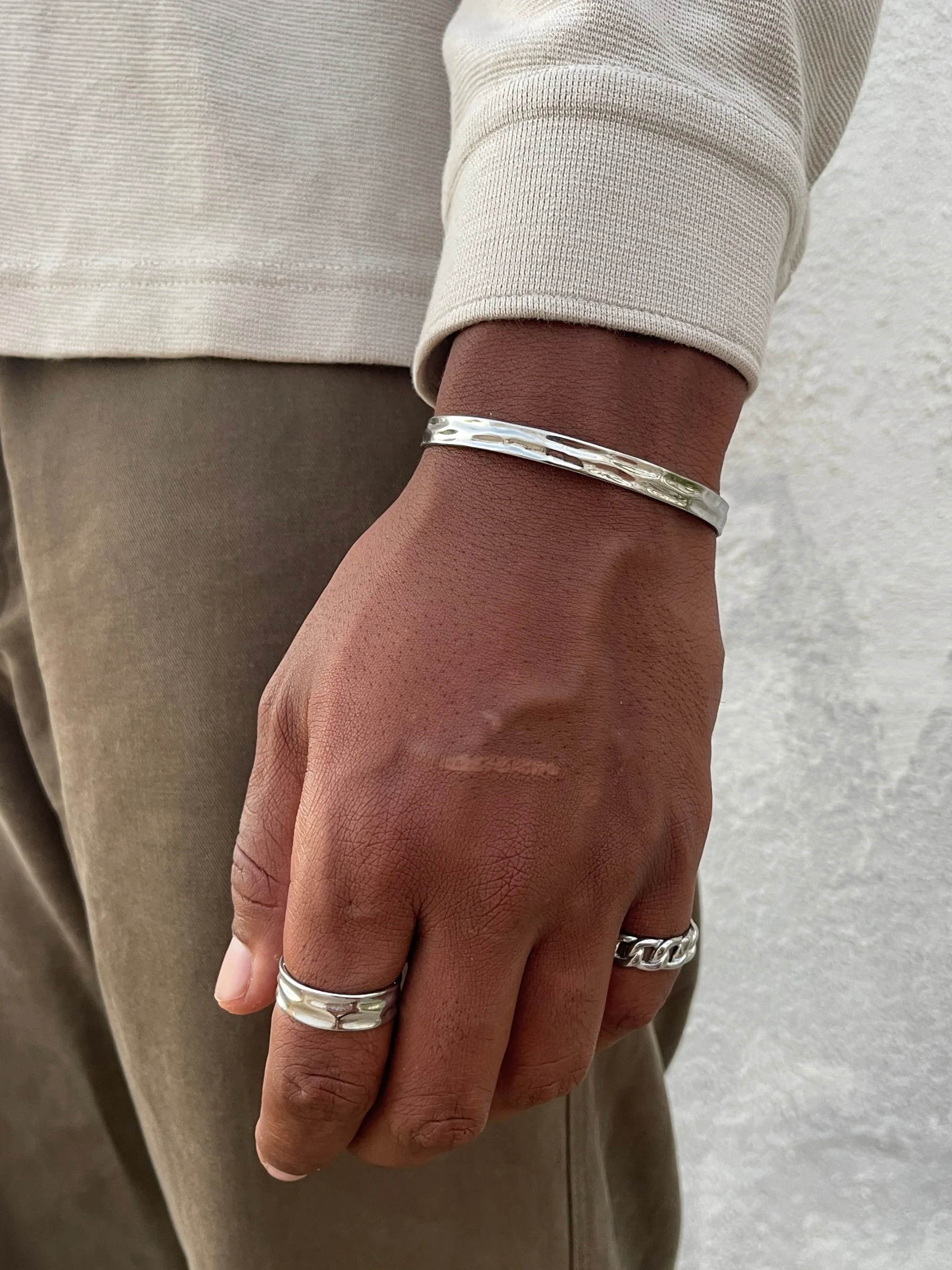 UNISIZE AMSTERDAM BRACELET | Silver - Image 4