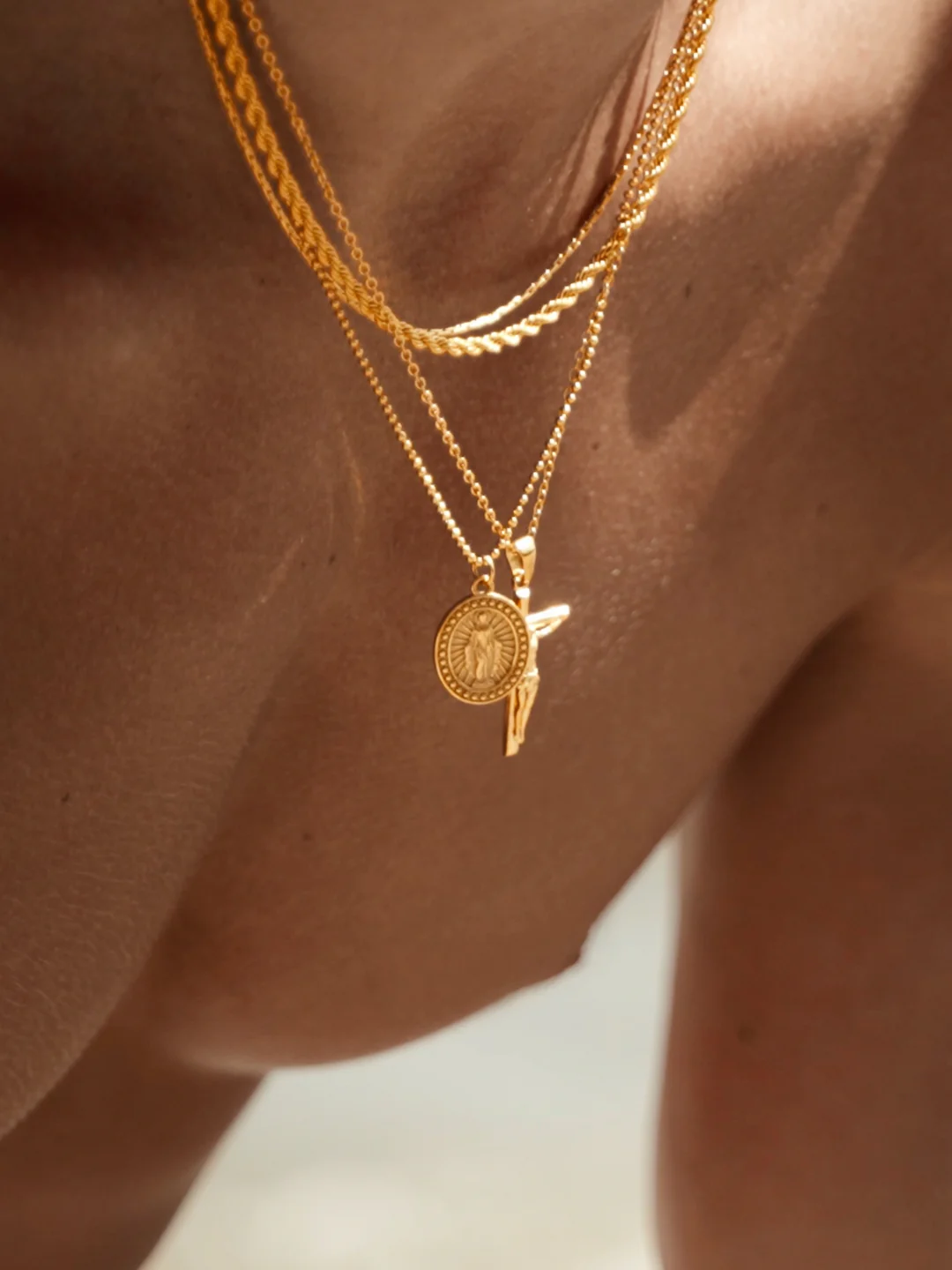 CHRISTIAN CHAIN SET | 18K Gold - Image 5