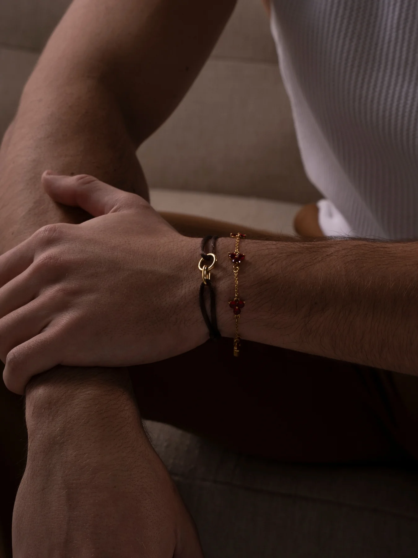 COFFEE UNITY BRACELET | 18K Gold - Image 5