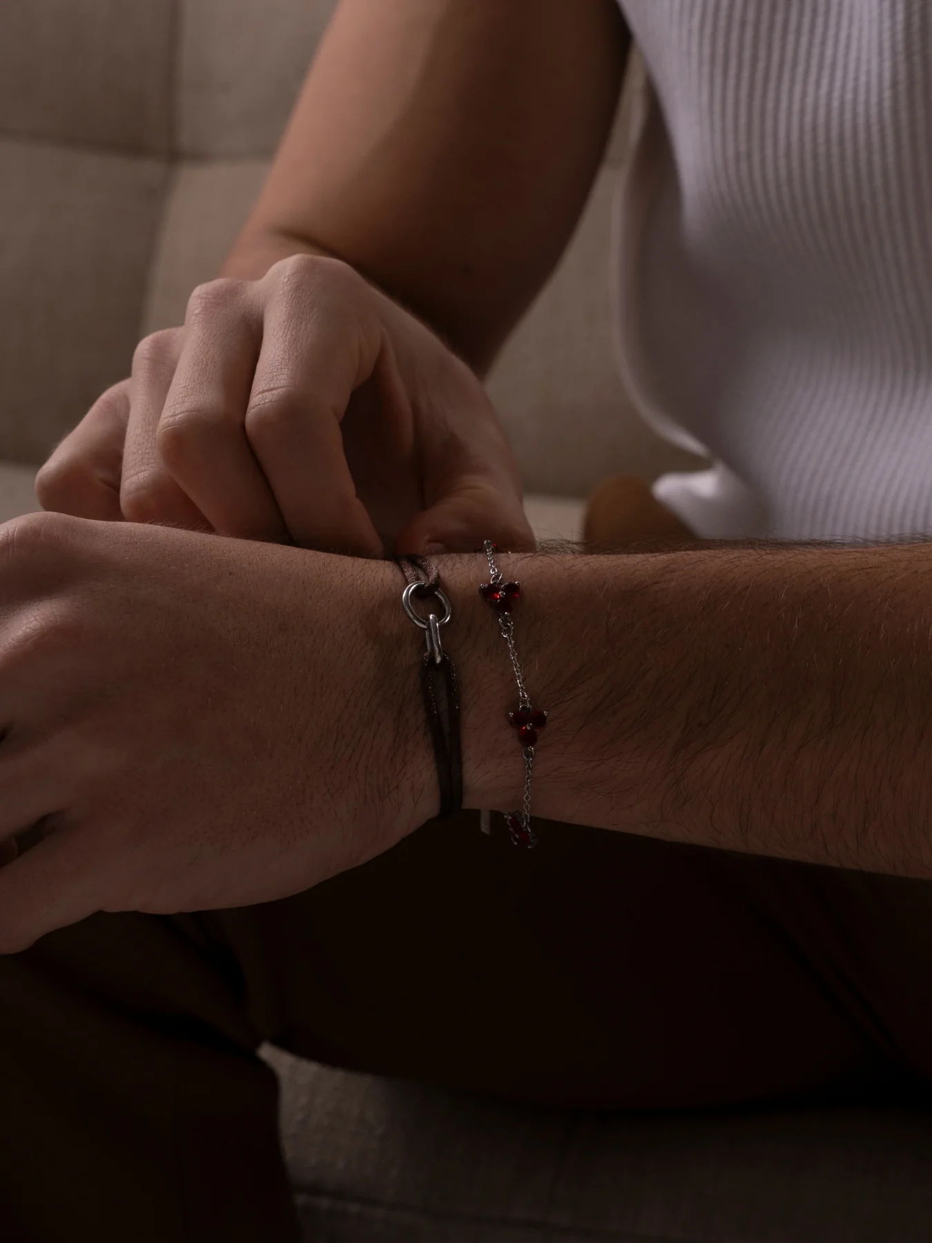 COFFEE UNITY BRACELET | Silver - Image 4