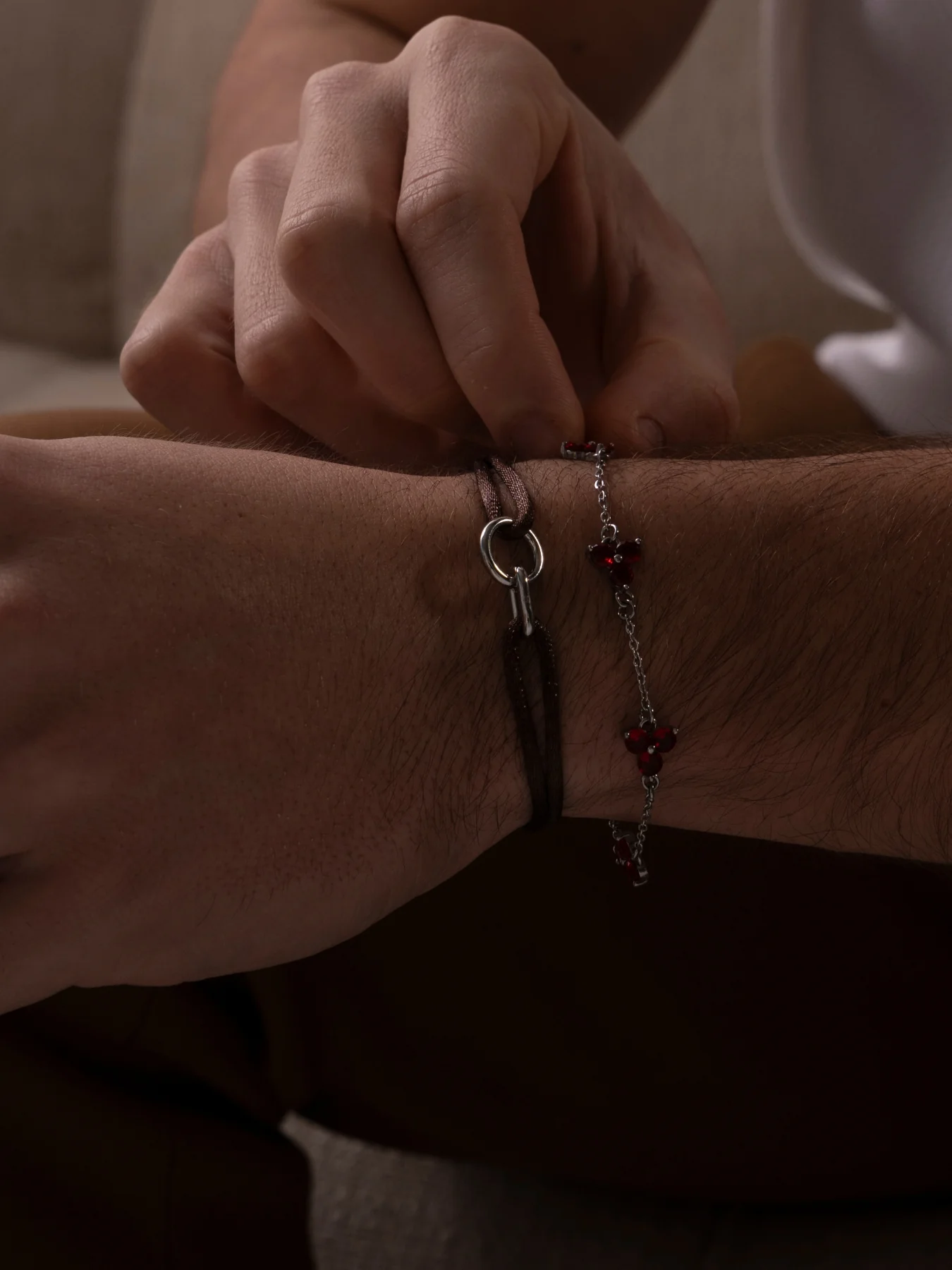 COFFEE UNITY BRACELET | Silver - Image 5
