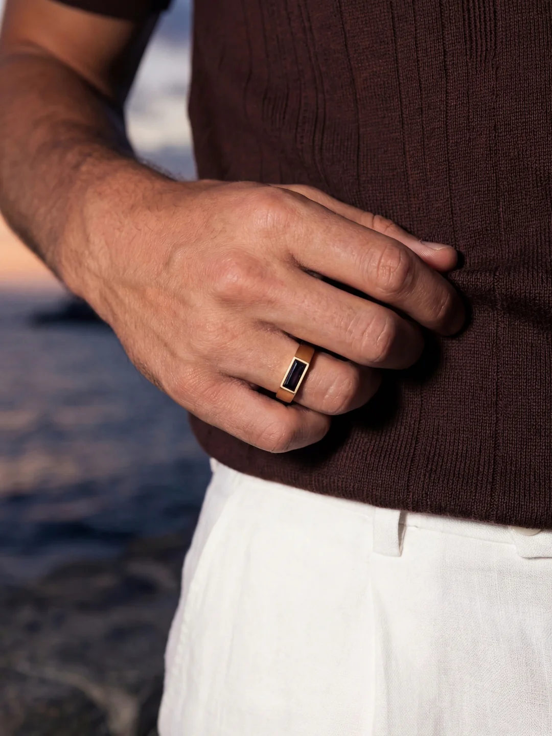 MIDNIGHT COMO RING | 18K Gold - Image 4