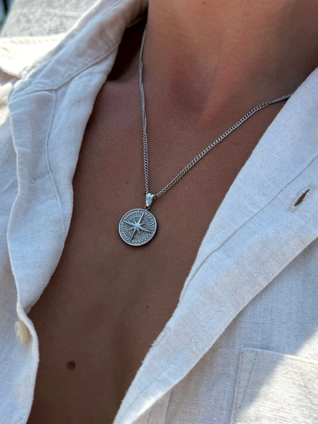 COMPASS CHAIN | Silver - Image 2