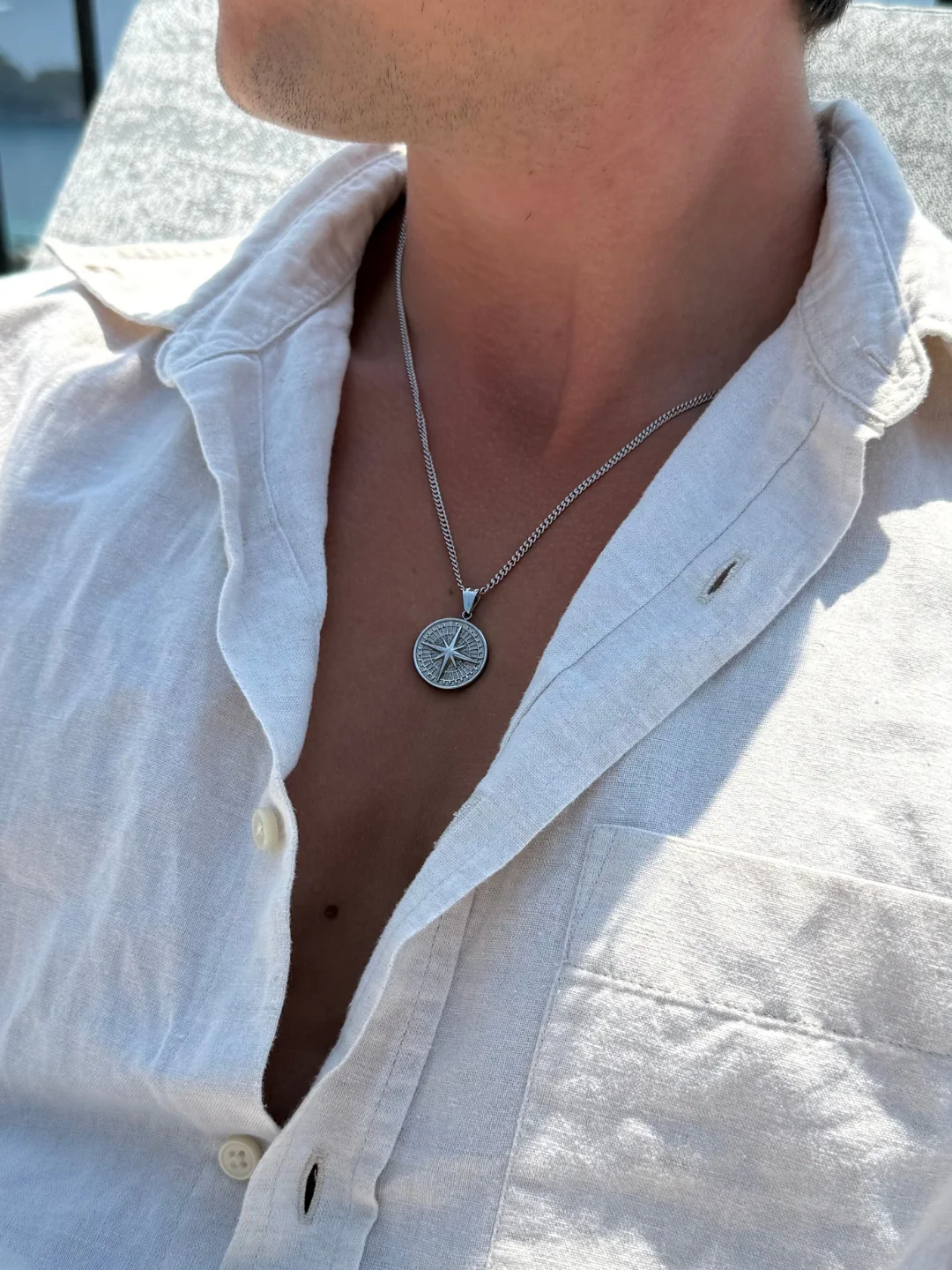 COMPASS CHAIN | Silver - Image 4