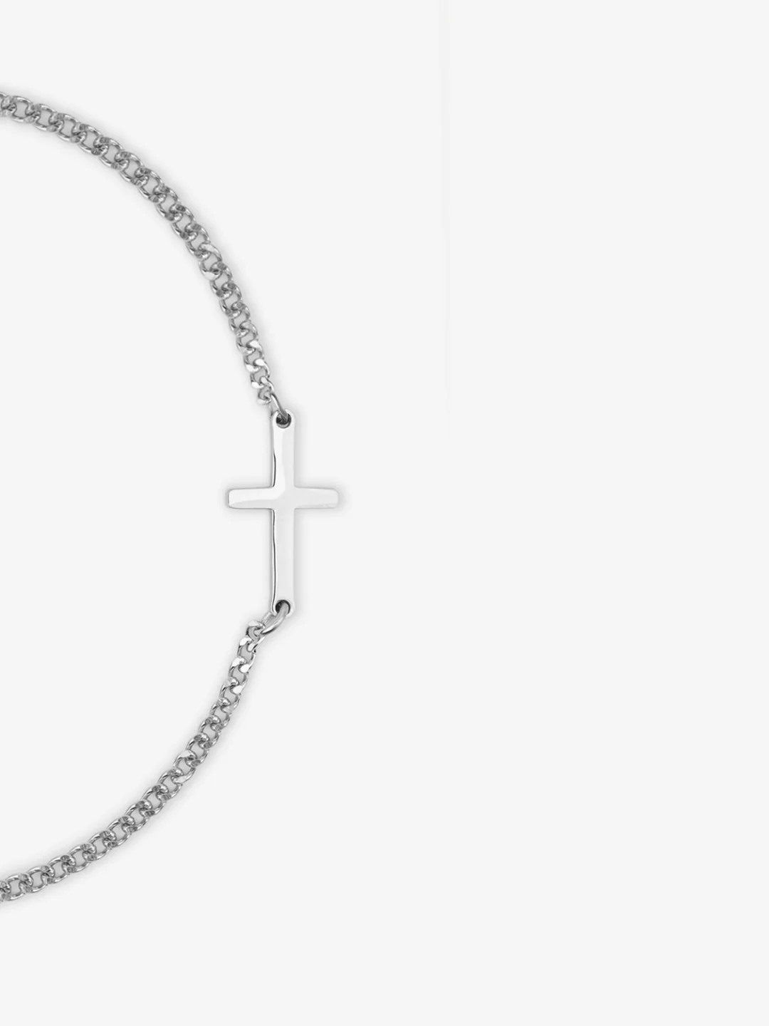 CROSS BRACELET | Silver - Image 3
