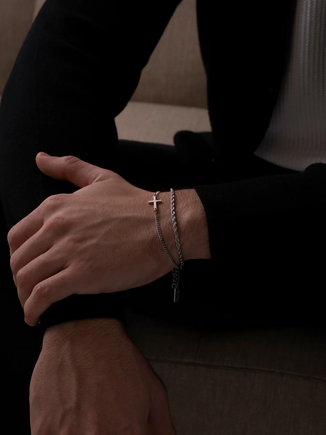 CROSS BRACELET | Silver - Image 4