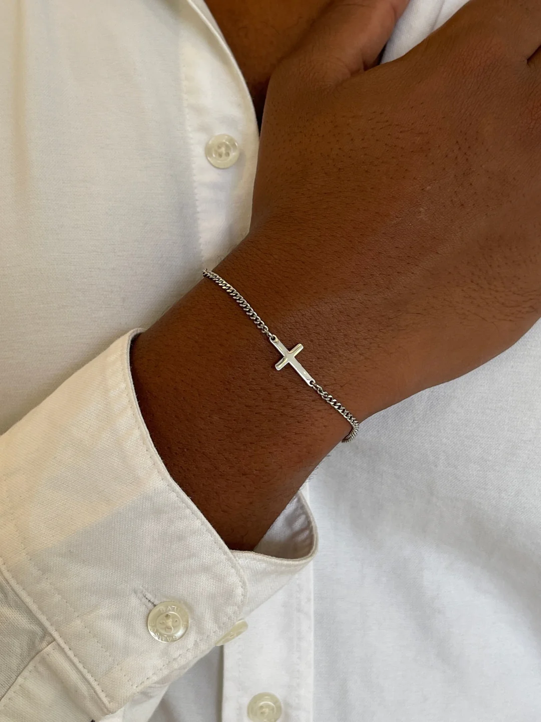 CROSS BRACELET | Silver - Image 6