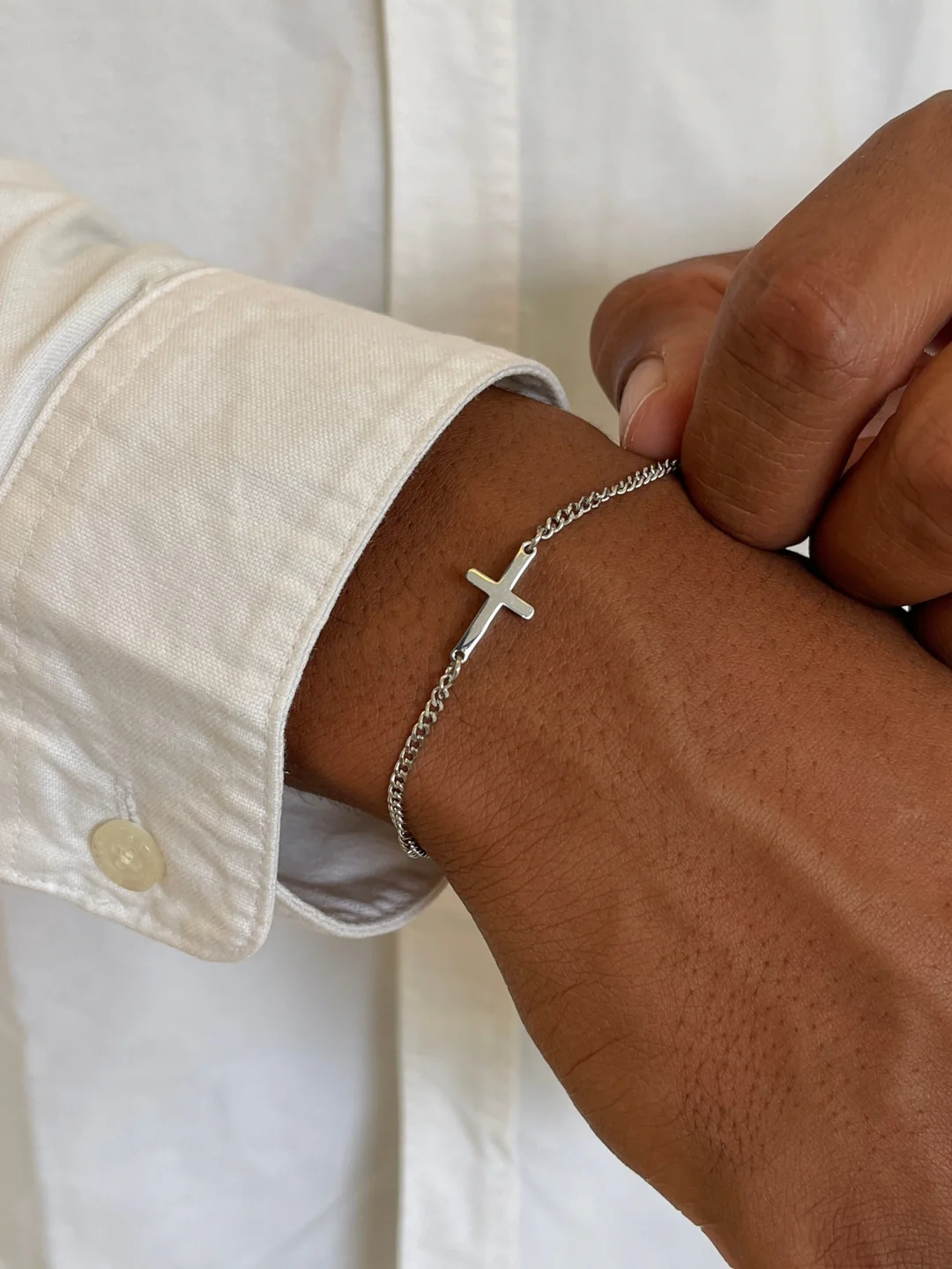 CROSS BRACELET | Silver - Image 8