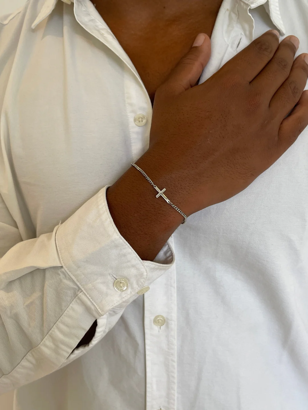 CROSS BRACELET | Silver - Image 9