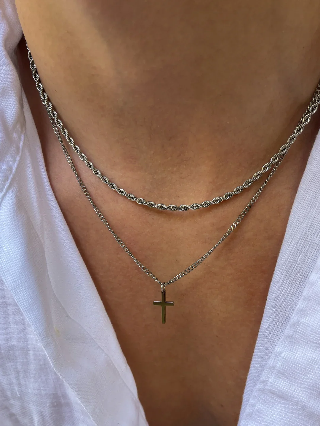 CROSS CHAIN | Silver - Image 5