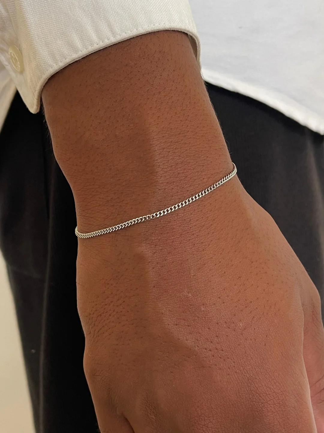 CUBAN BRACELET 1.8MM | Silver - Image 5