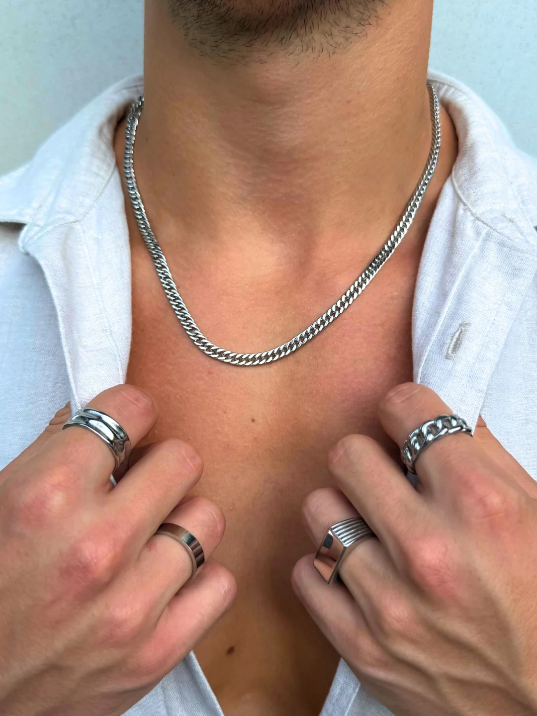 CUBAN CHAIN 5MM | Silver - Image 2