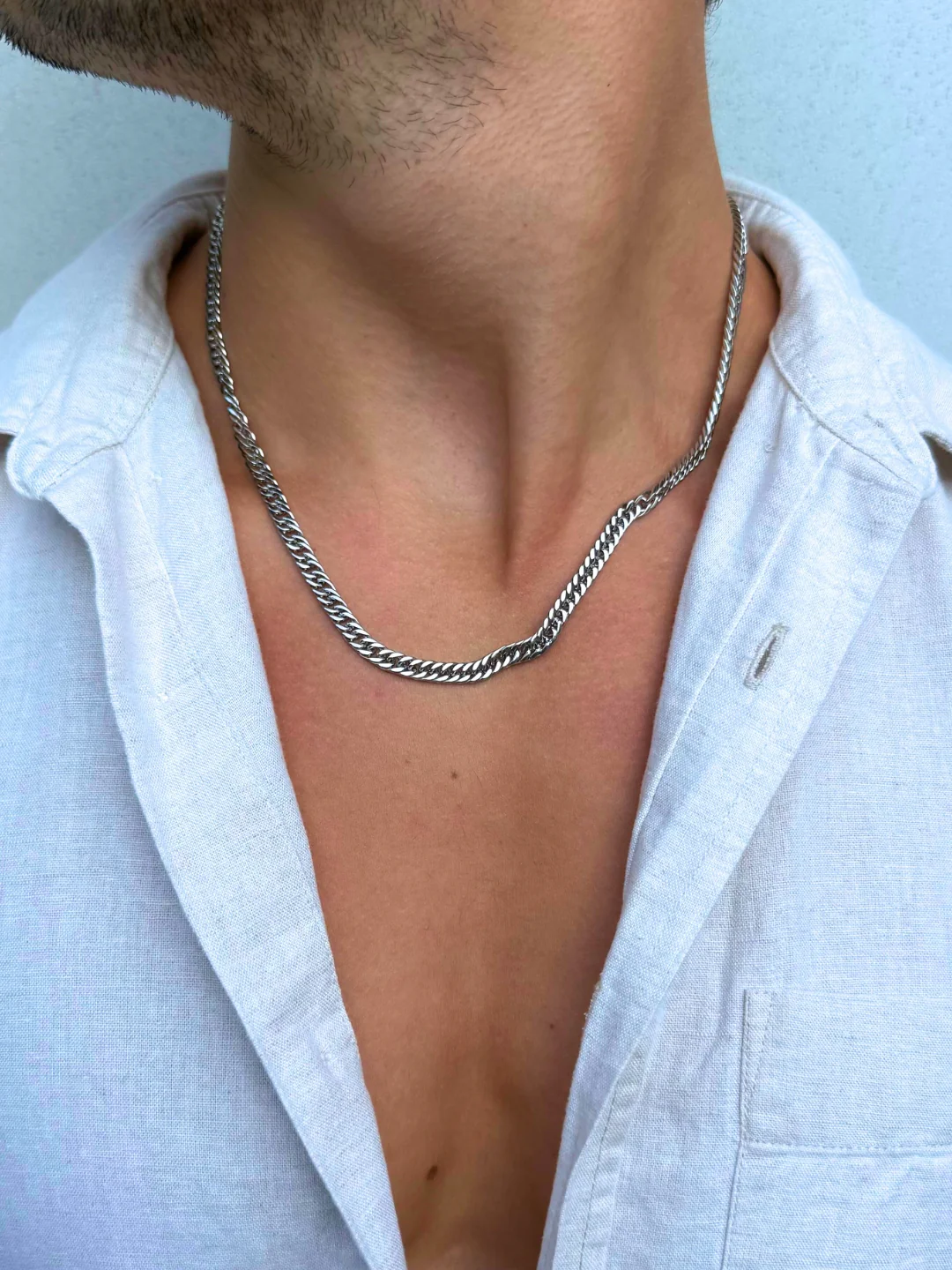 CUBAN CHAIN 5MM | Silver - Image 4