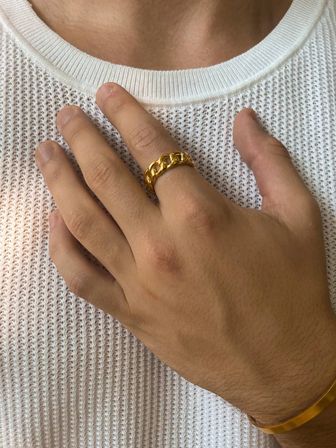 CUBAN RING | 18K Gold - Image 4