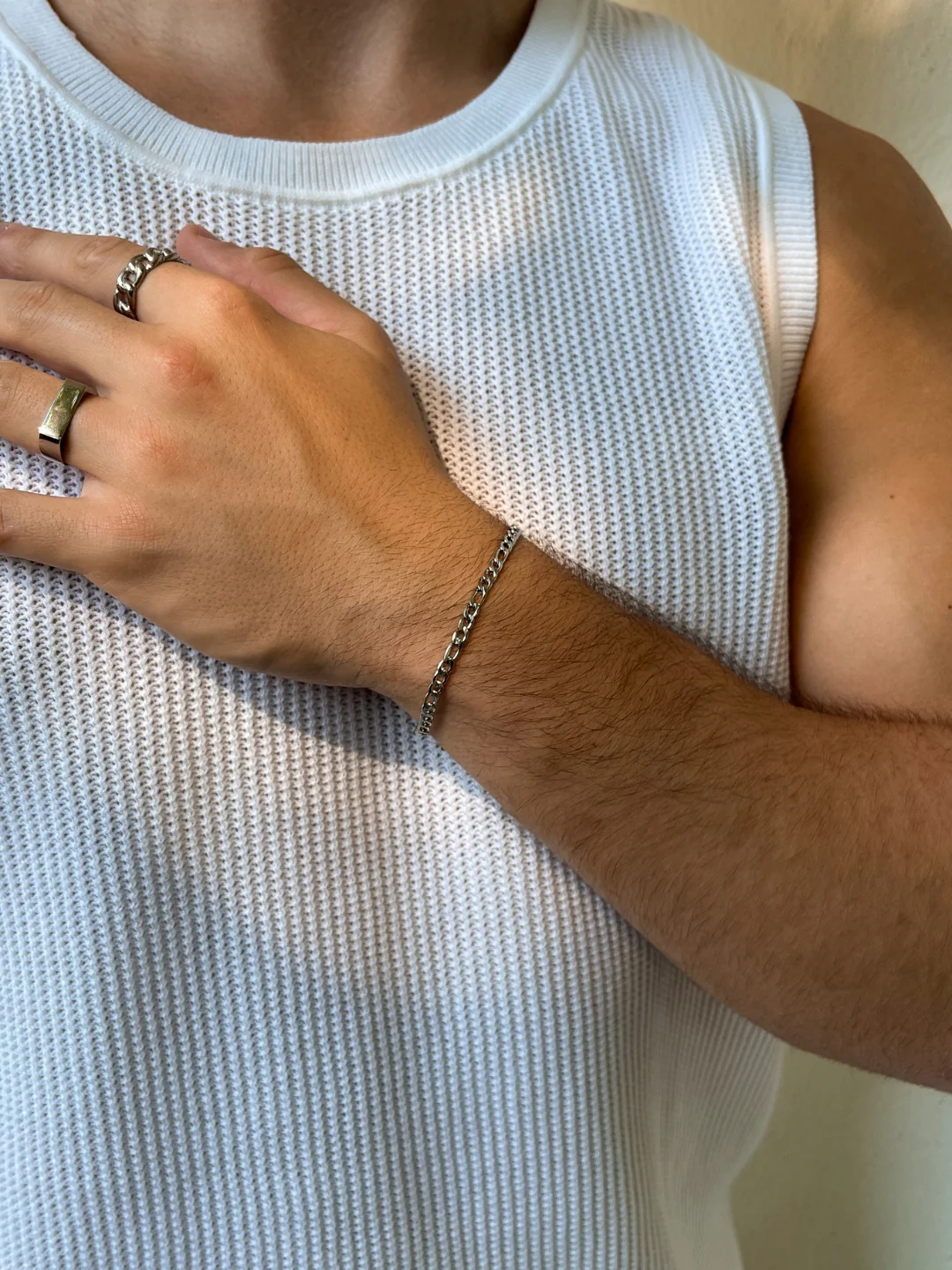 FIGARO BRACELET 3MM | Silver - Image 4