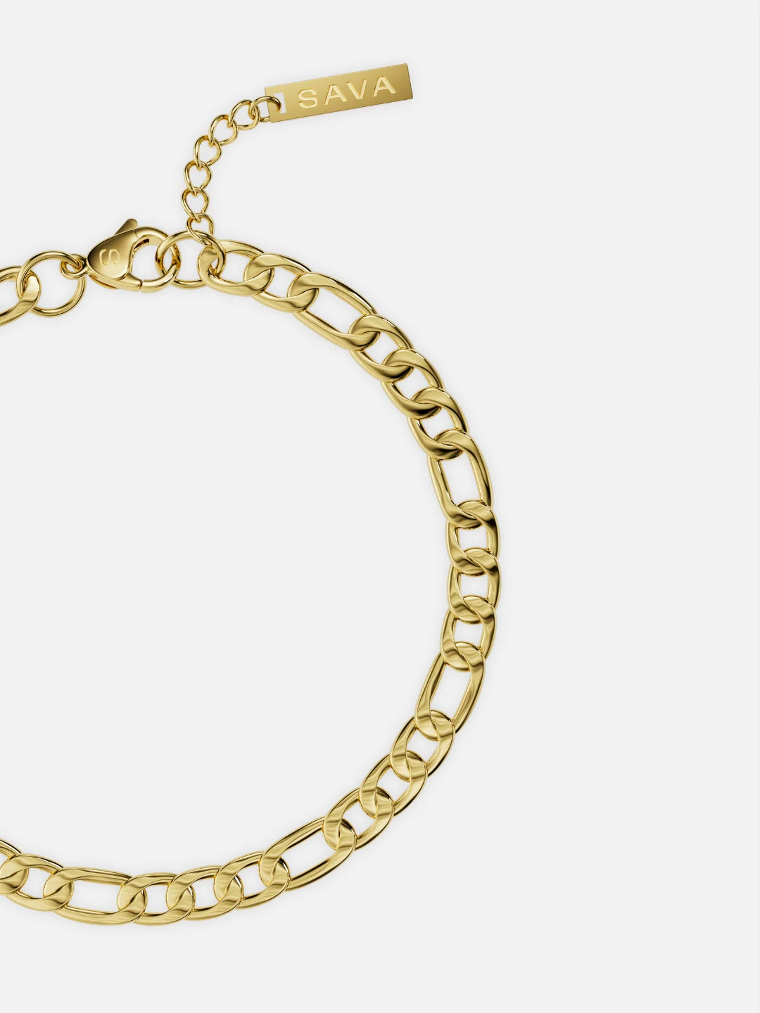 FIGARO BRACELET 5MM | 18K Gold - Image 3