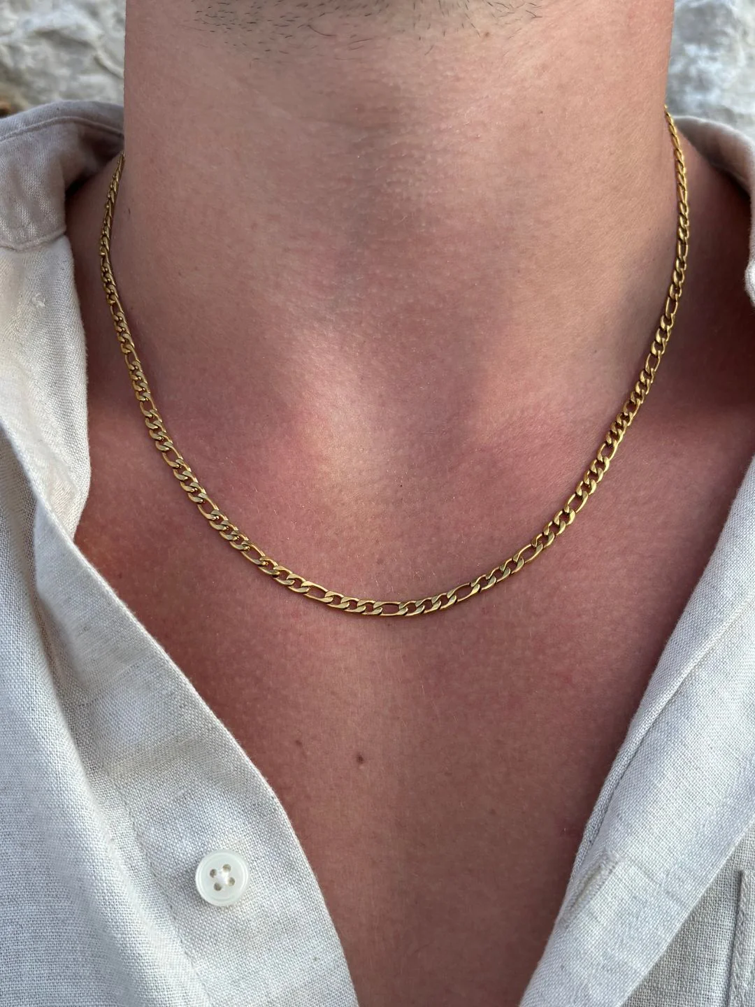 FIGARO CHAIN 3MM | 18K Gold - Image 5