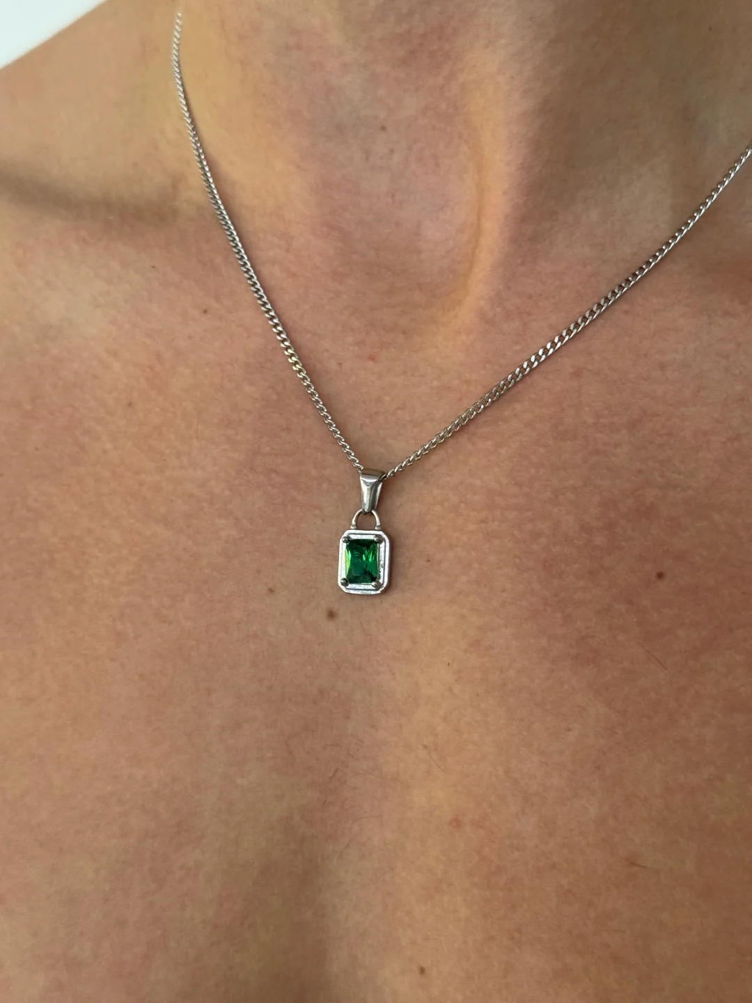 GEMSTONE CHAIN SET | Silver - Image 4