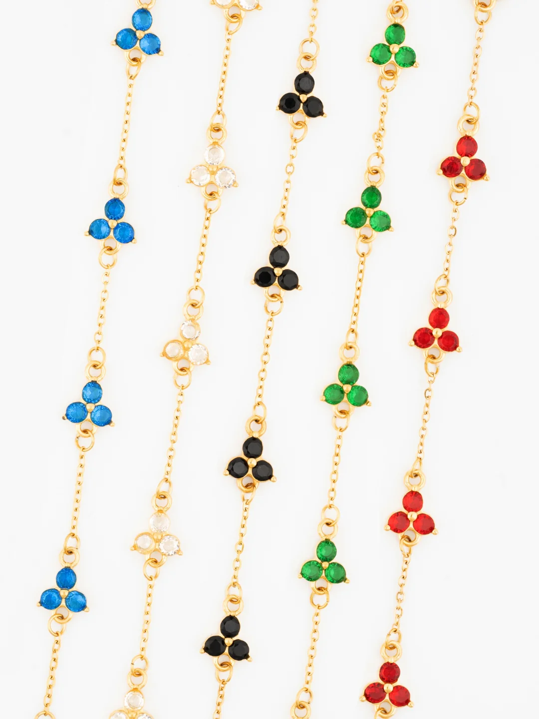 GREEN CLOVER BRACELET | 18K Gold - Image 7
