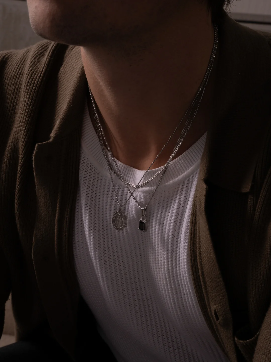 MIDNIGHT GEMSTONE CHAIN | Silver - Image 6