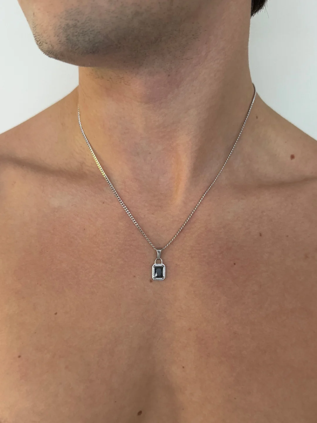 MIDNIGHT GEMSTONE CHAIN | Silver - Image 7
