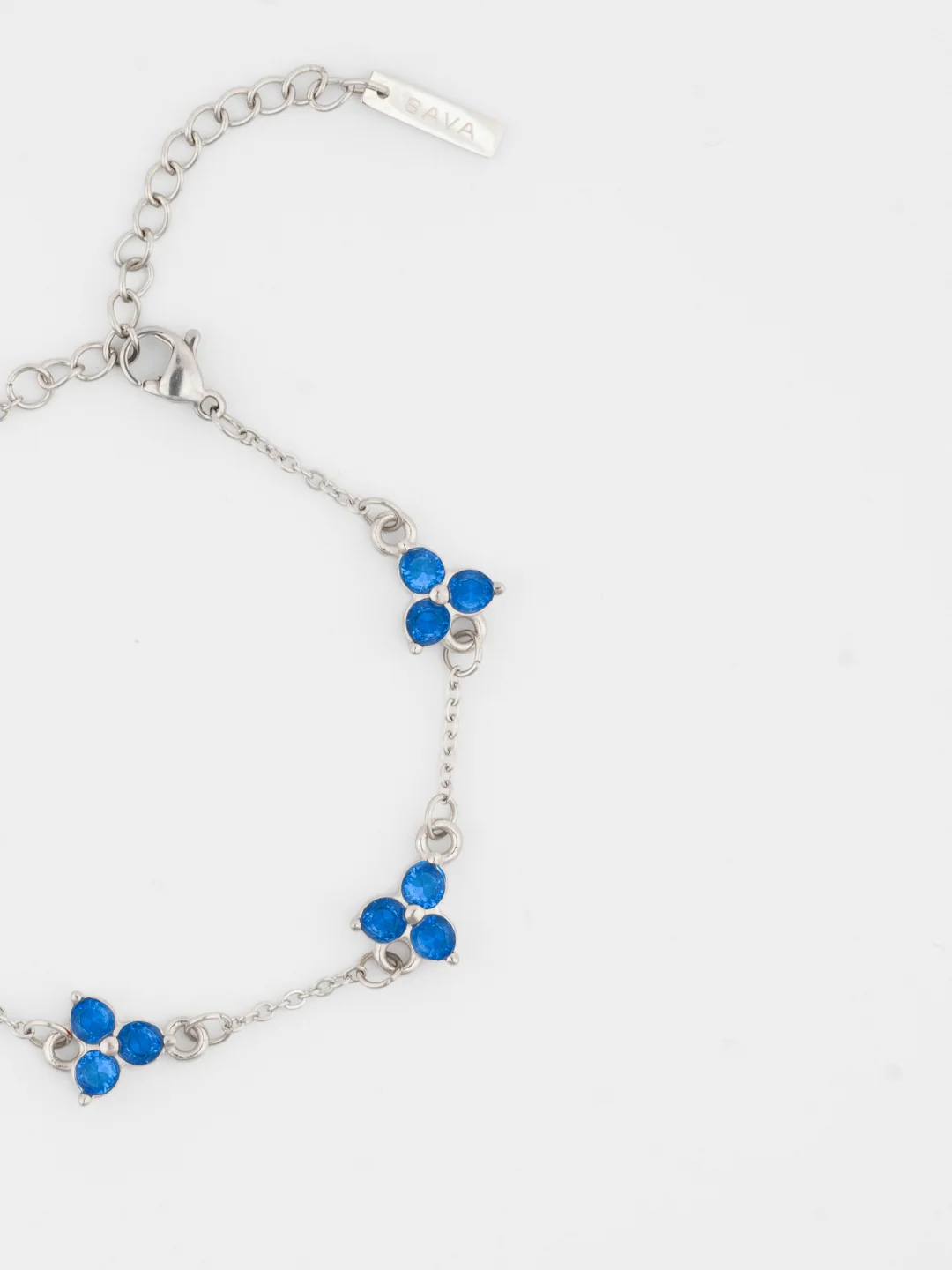 OCEAN CLOVER BRACELET | Silver - Image 3