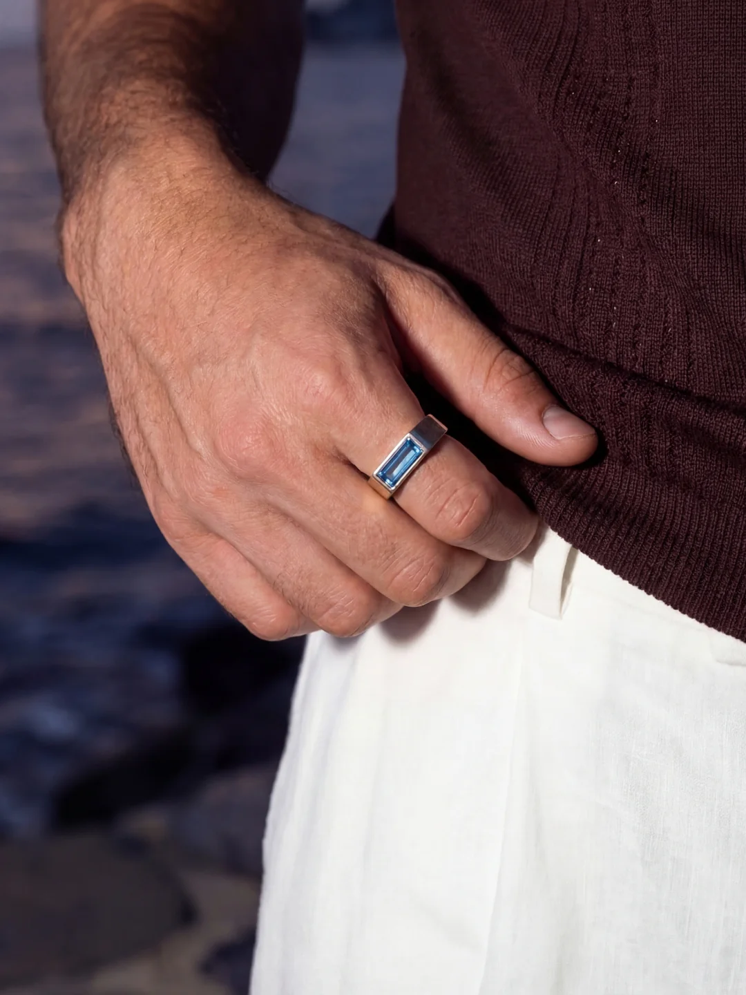 OCEAN COMO RING | Silver - Image 2