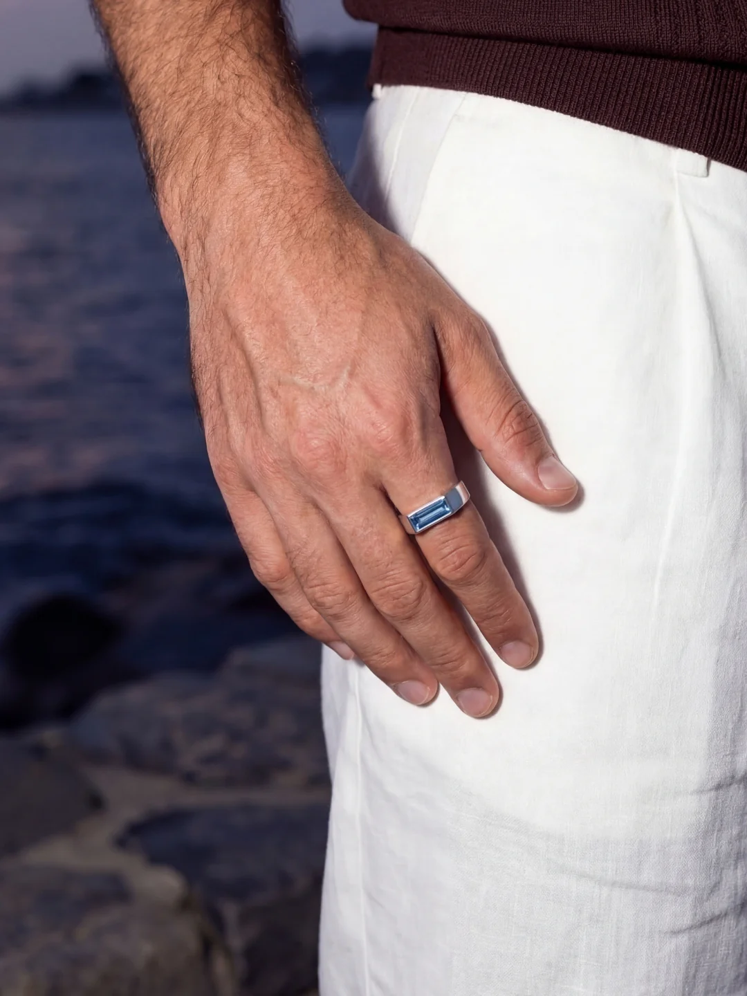OCEAN COMO RING | Silver - Image 7