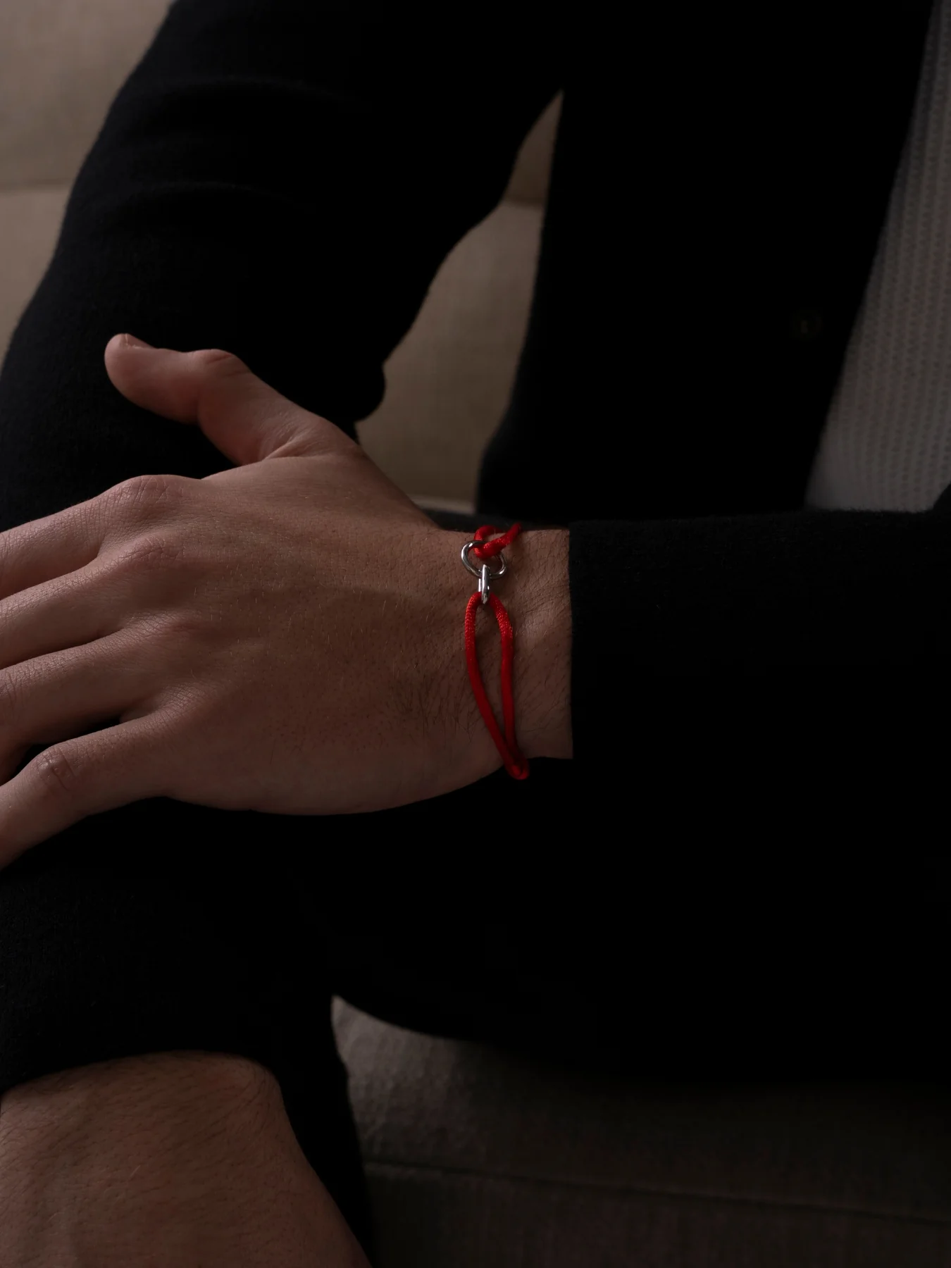 RED UNITY BRACELET | Silver - Image 2