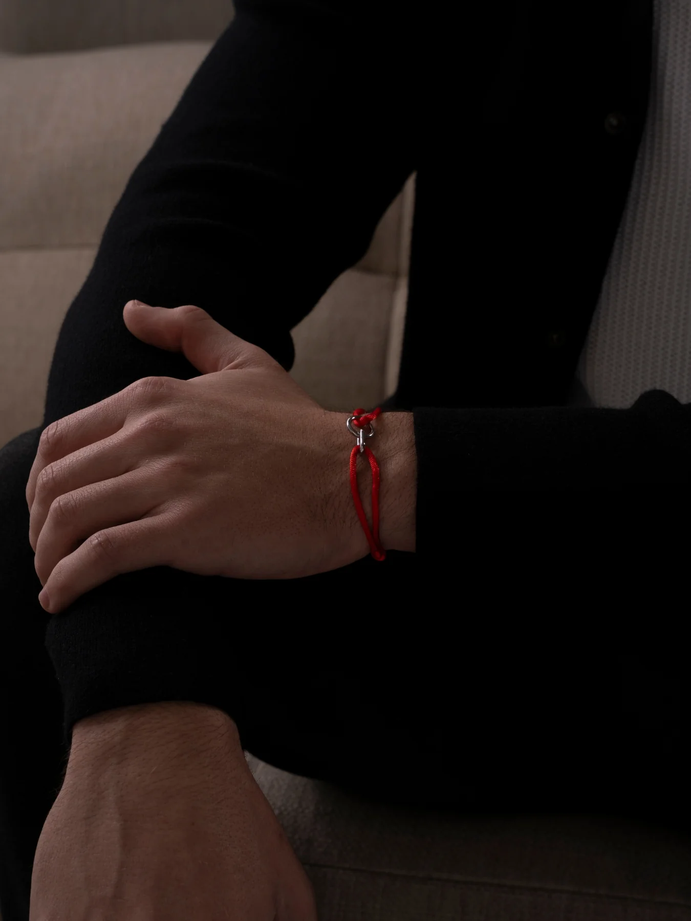 RED UNITY BRACELET | Silver - Image 4