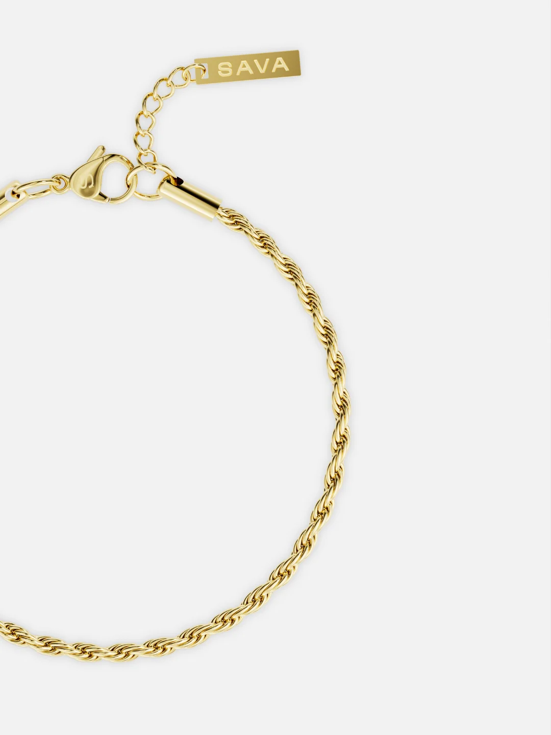 ROPE BRACELET 3MM | 18K Gold - Image 3