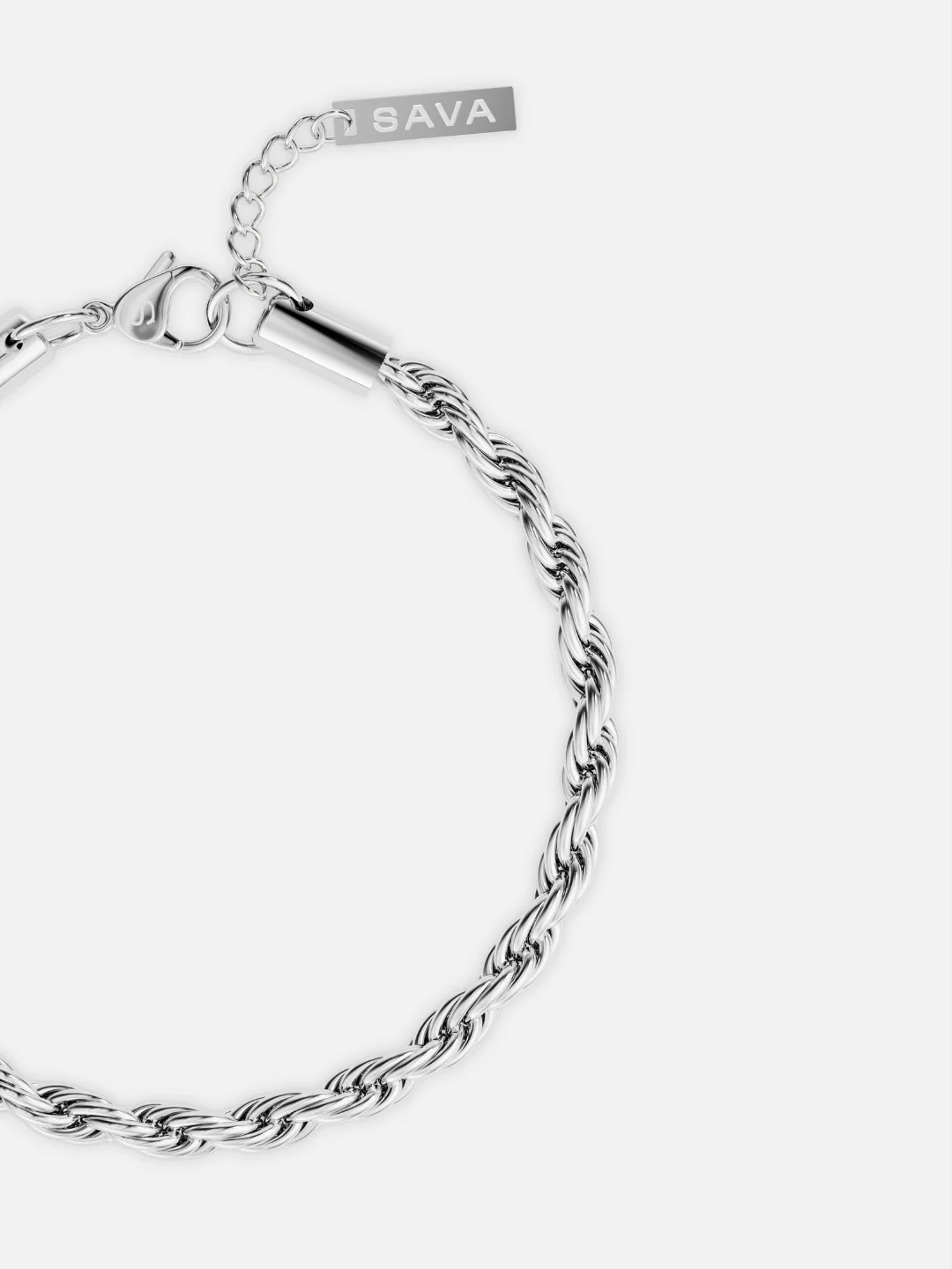 ROPE BRACELET 5MM | Silver - Image 3