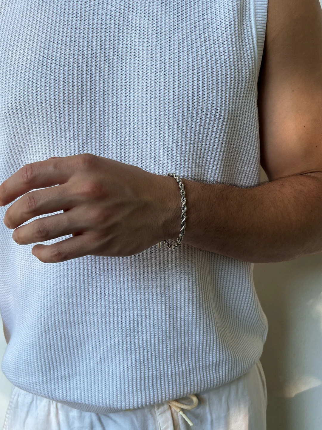 ROPE BRACELET 5MM | Silver - Image 4