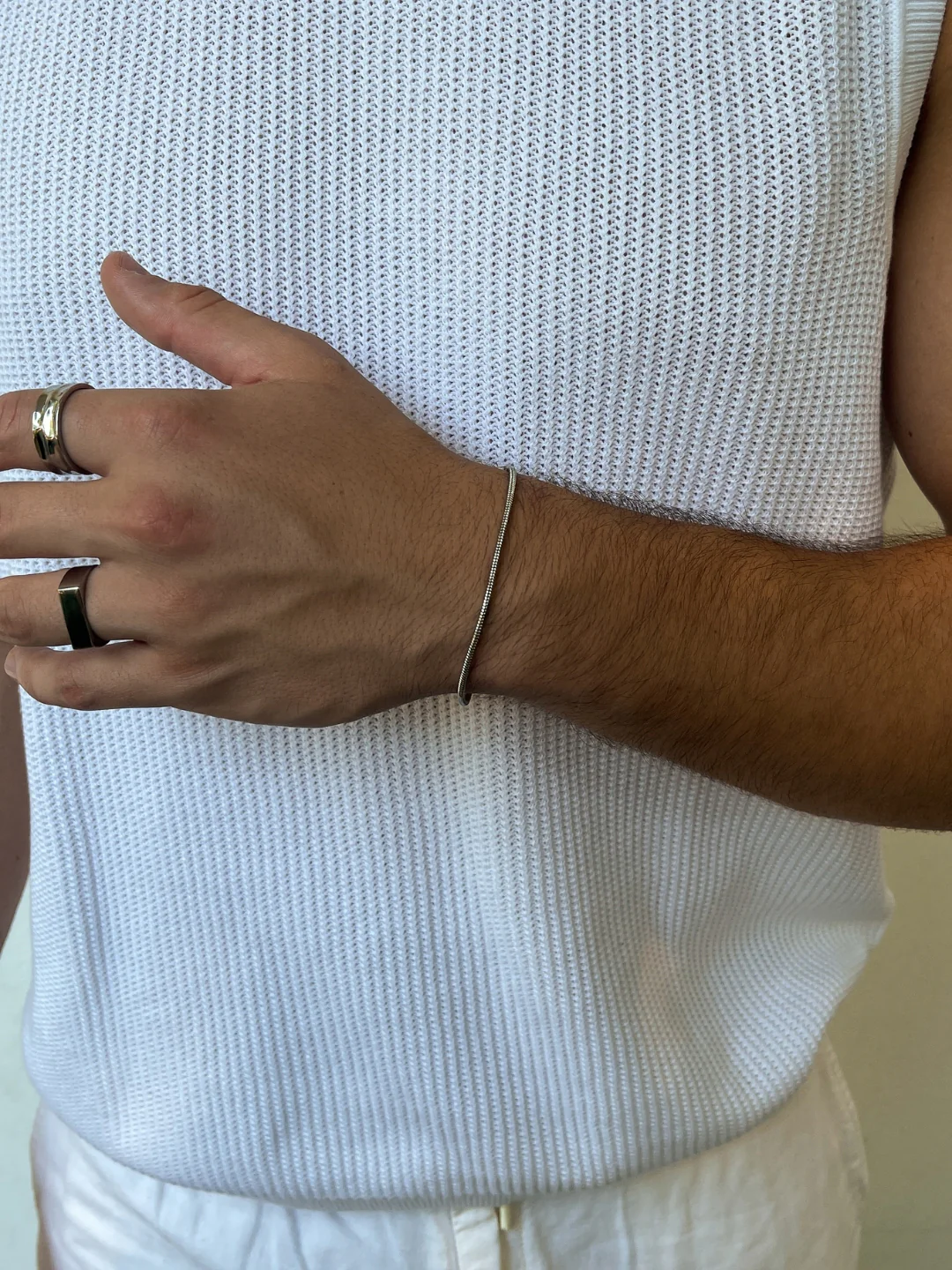 SQUARE BRACELET | Silver - Image 4