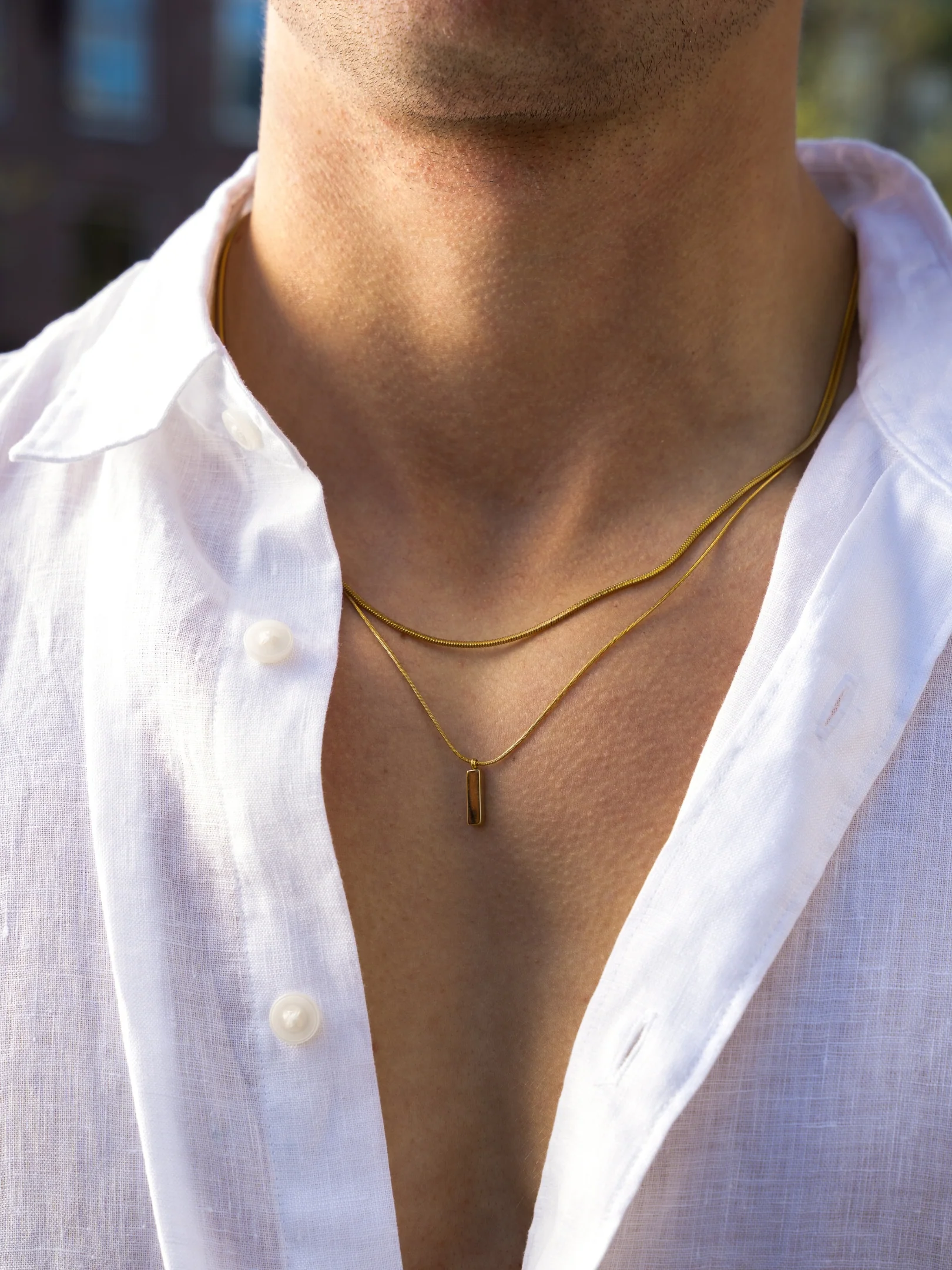 SQUARE CHAIN | 18K Gold - Image 4