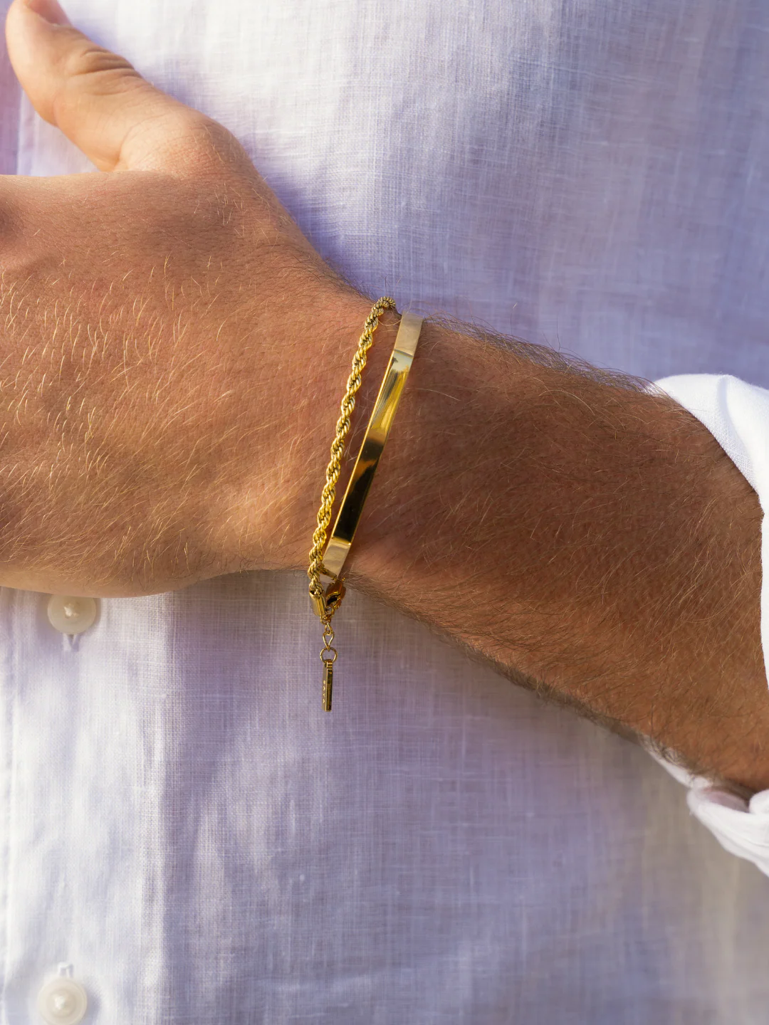 UNISIZE TROPEZ BRACELET | 18K Gold - Image 4