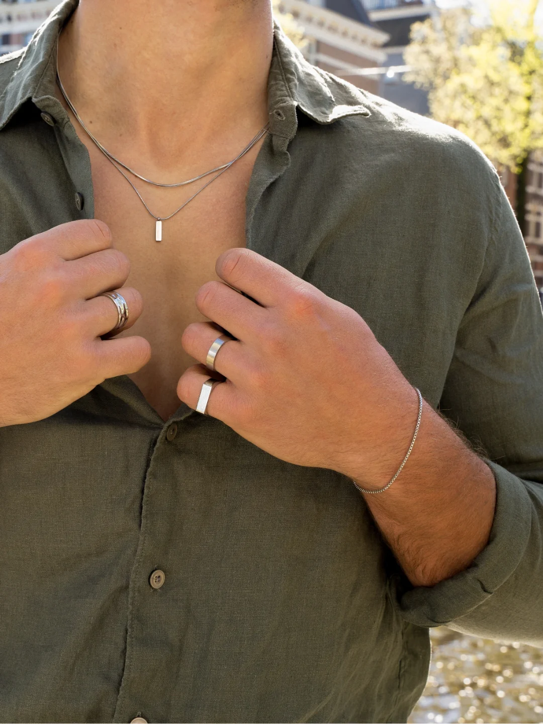 UNISIZE TROPEZ RING | Silver - Image 6