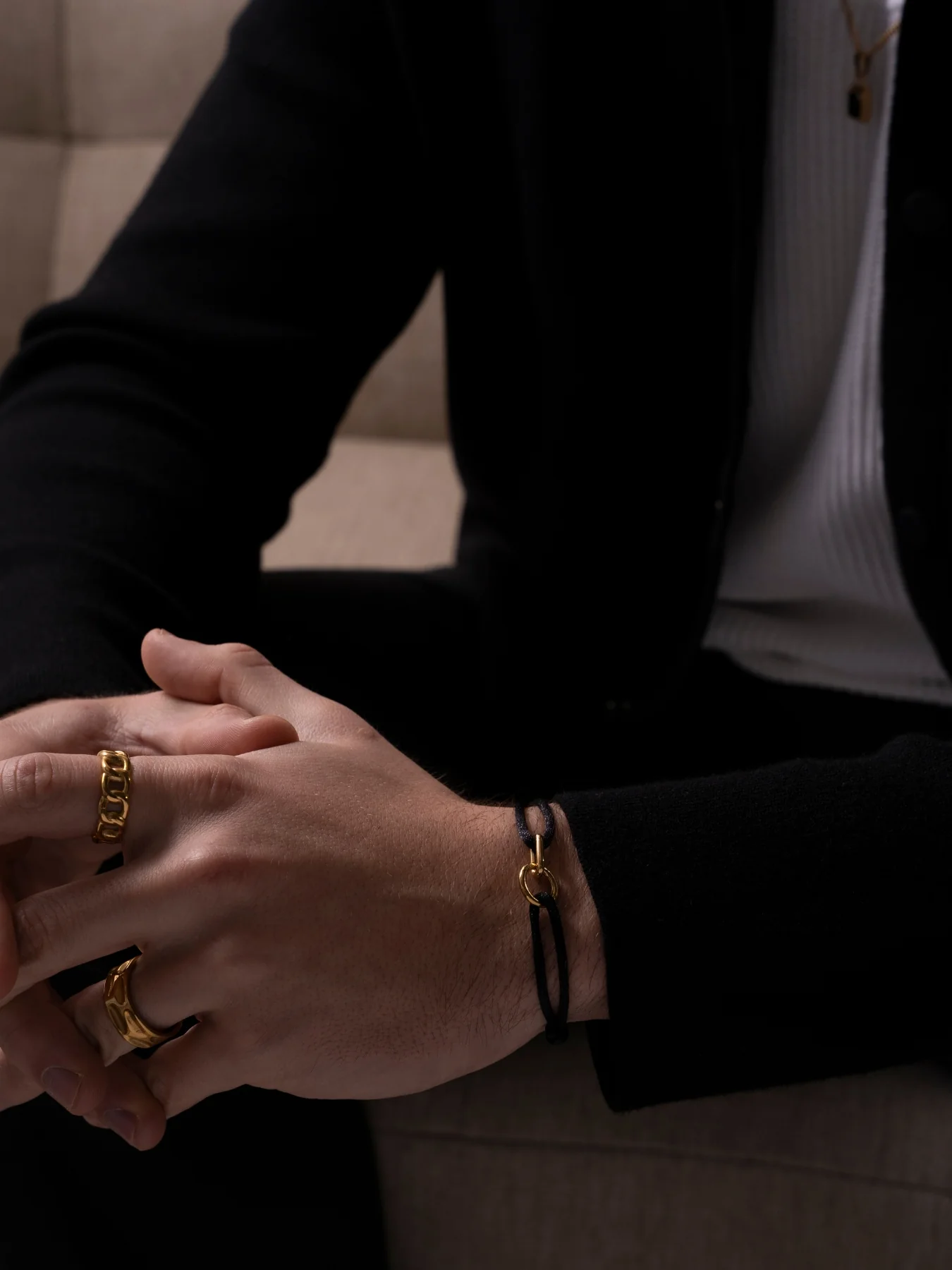 MIDNIGHT UNITY BRACELET | 18K Gold - Image 7