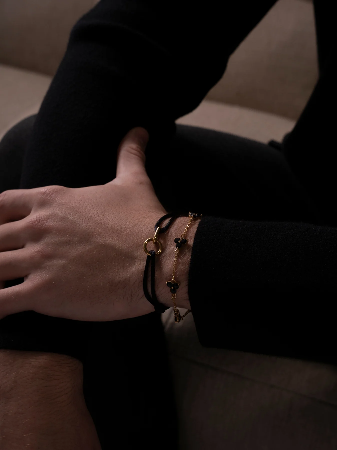 MIDNIGHT UNITY BRACELET | 18K Gold - Image 8