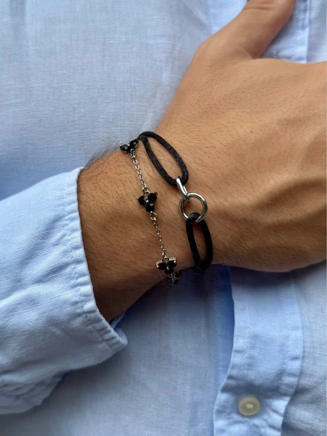 MIDNIGHT UNITY BRACELET | Silver - Image 6