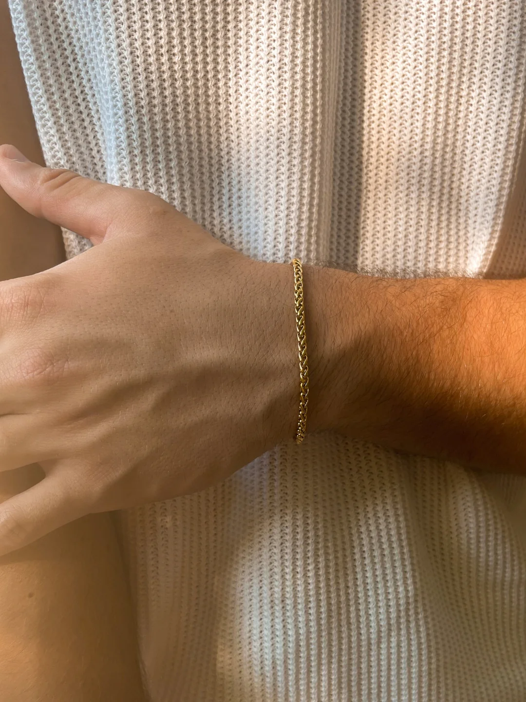 WHEAT BRACELET 3MM | 18K Gold - Image 2