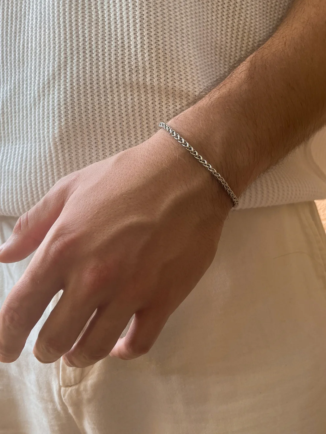 WHEAT BRACELET 3MM | Silver - Image 5