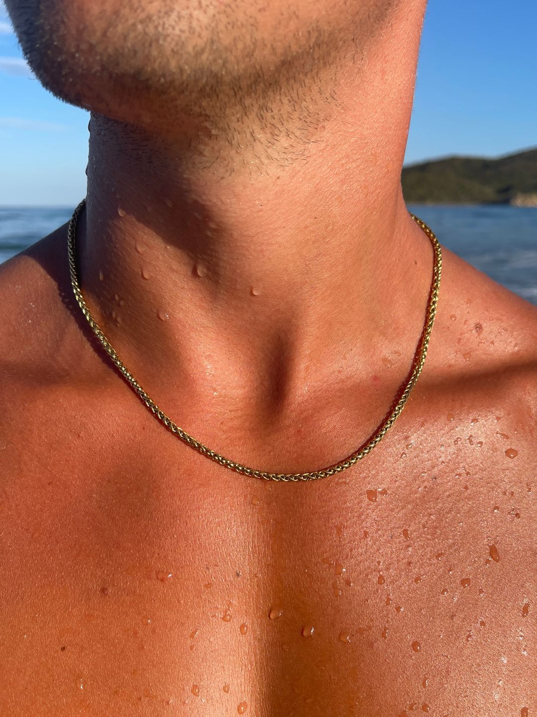 WHEAT CHAIN 3MM | 18K Gold - Image 4