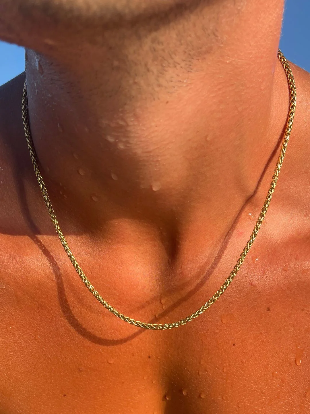 WHEAT CHAIN 3MM | 18K Gold - Image 6
