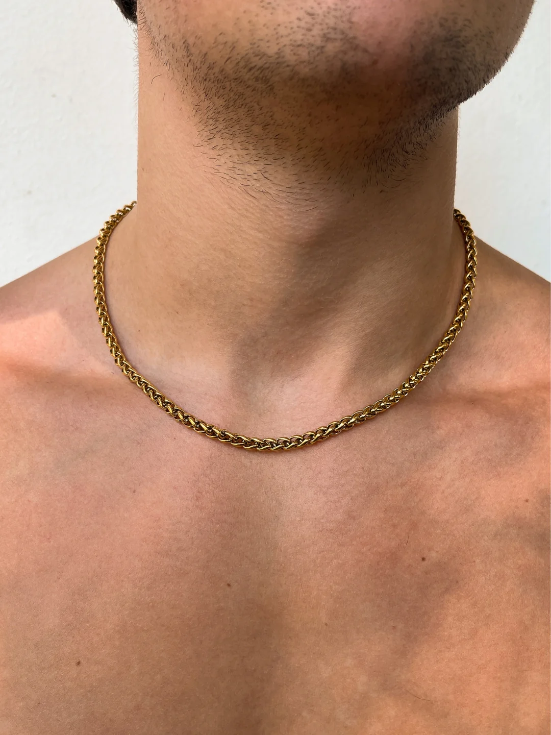 WHEAT CHAIN 5MM | 18K Gold - Image 5